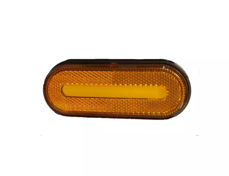 The 10-30V LED glo amber side marker lamp with reflector is ideal for caravans or trailers. Comes supplied with a 30cm cable and mounting bracket.   ●...